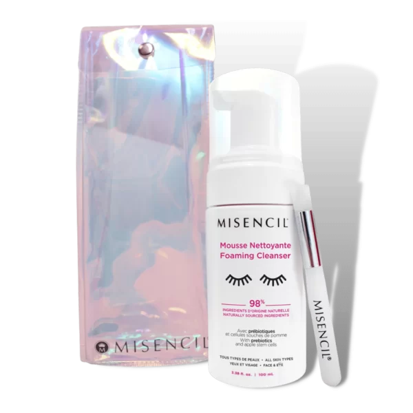 Misencil ensemble mousse nettoyante yeux et visage