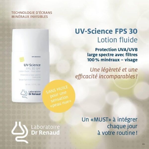 UV-Science FPS 30 - Lotion Fluide - Minéral