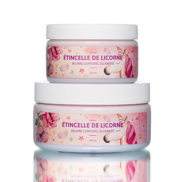 Beurre corporel étincelle de licorne, Belle à croquer - 120ml