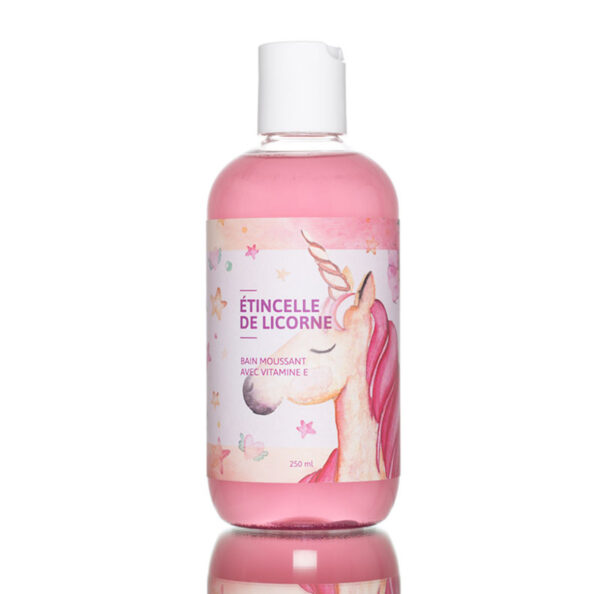 Bain moussant étincelle de licorne, Belle à croquer - 250ml