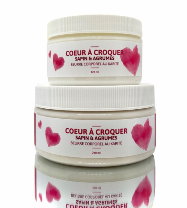 Beurre corporel coeur à croquer -120 ml - Belle à croquer