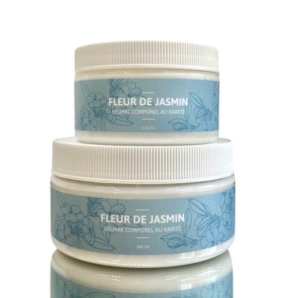 Beurre corporel fleur de jasmin -120 ml - Belle à croquer