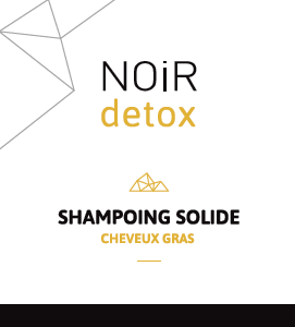 Shampoing solide noir detox - Belle à croquer