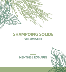 Shampoing solide menthe et romarin - Belle à croquer