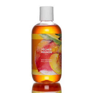 Bain moussant pêcher mignon