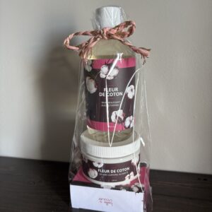 Trio belle à croquer fleur de coton